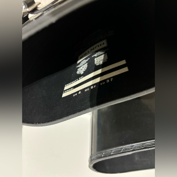 Hunter Women's Original Tall Gloss Rain Boots size 6 black - Picture 15 of 16